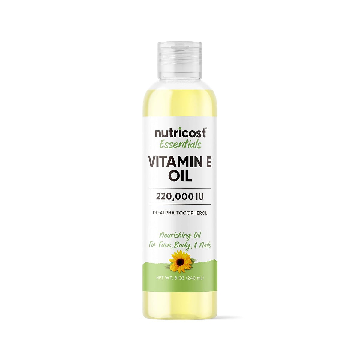 Nutricost Essentials Vitamin E Oil – 236 ml (230,000 IU) - görsel 1