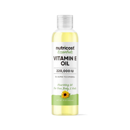 Nutricost Essentials Vitamin E Oil – 236 ml (230,000 IU)