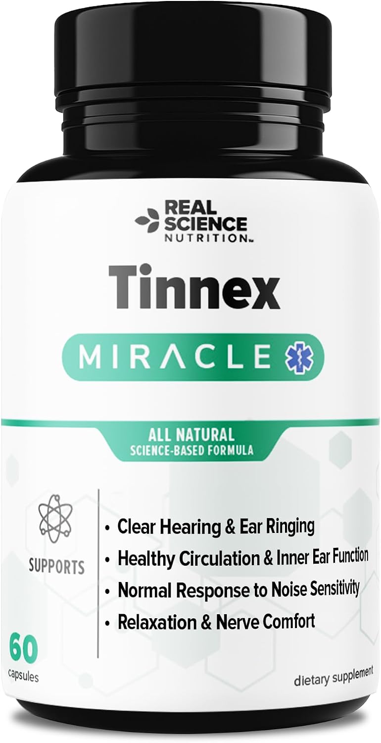 Tinnex Miracle, Tinnitus Relief Supplement with Nitric Oxide for Inner Ear Health - görsel 1
