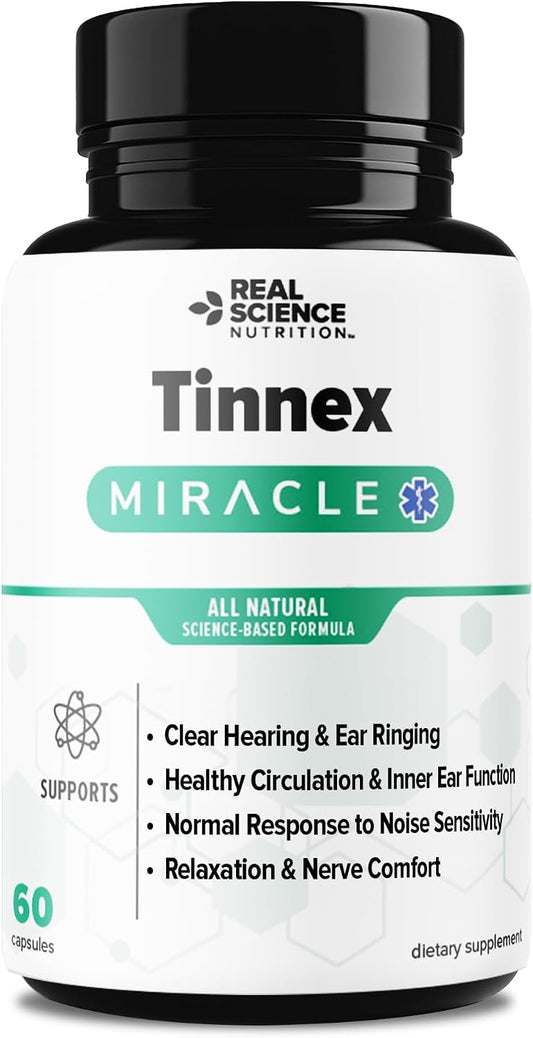 Tinnex Miracle, Tinnitus Relief Supplement with Nitric Oxide for Inner Ear Health