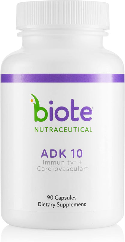 Biote Nutraceuticals ADK 10 – Immune & Bone Support (90 Capsules)