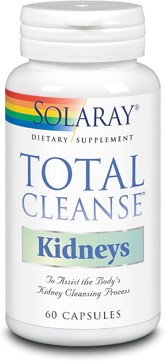 Solaray Total Cleanse Kidney Supplement - Complex Blend of Parsley, Dandelion, and Nettle - 60 Vegan Capsules - görsel 2