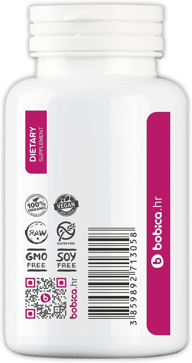 Organic Aronia Berry Capsules – Black Chokeberry Supplement – 500mg, 90 Vegan Capsules - görsel 3