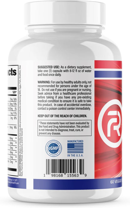 Fit4Duty Multivitamin+ for First Responders – 60 Capsules (2-Month Supply)