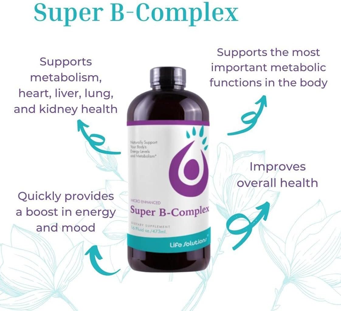Life Solutions Liquid Super B-Complex - 473 ml - görsel 4