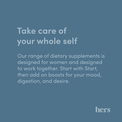 Hers Start Supplement - Women's Daily Multivitamin & Probiotic - Supports Healthy Gut, Immune System, Normal Energy Metabolism, Urinary Tract - Gluten-free, Non-GMO, Vegetarian - 30 Capsules