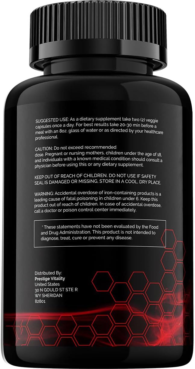 Alpha Stallion Capsules Official Formula – Maximum Strength All-Natural (2 Pack, 120 Capsules) - görsel 2