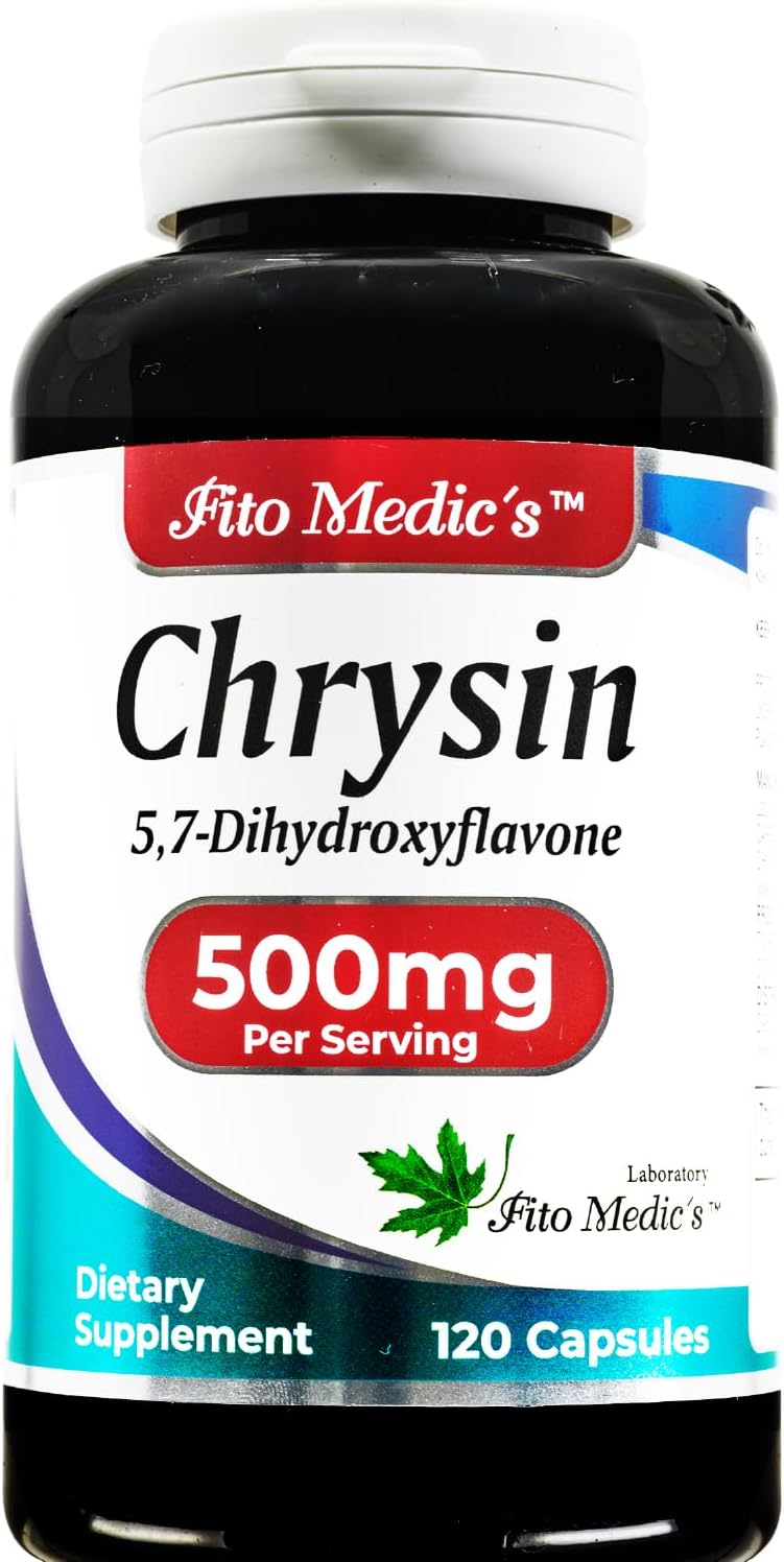 FITO MEDIC'S Lab Chrysin with Passion Flower Supplement, 120 Capsules - görsel 3