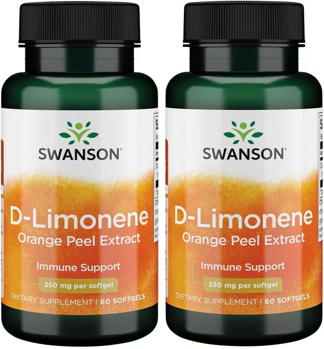 Swanson D-Limonene - Orange Peel Extract Supplement, 250mg, 60 Capsules - görsel 8