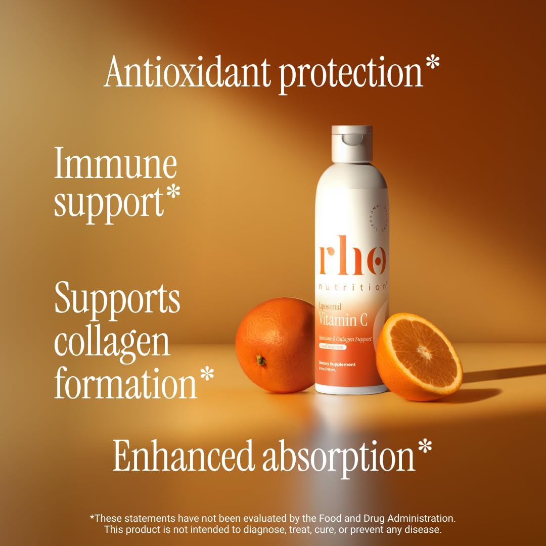 Rho Nutrition Liposomal Vitamin C – Ultra High Absorption Liquid Vitamin C Supplement - görsel 2