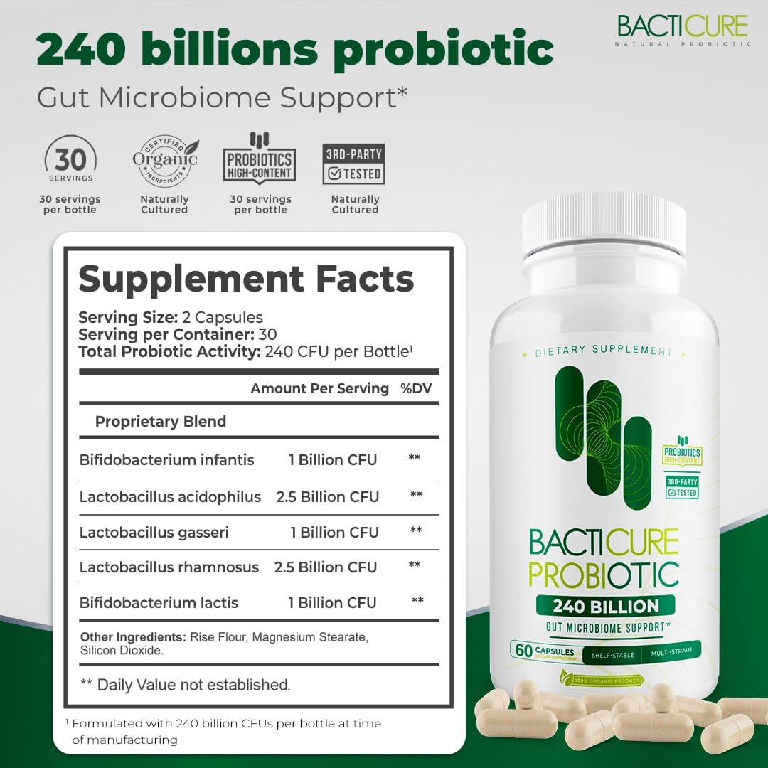 Natural Immune Support Multivitamin – Patented Formula, 4 Bottles (240 Capsules) - görsel 6