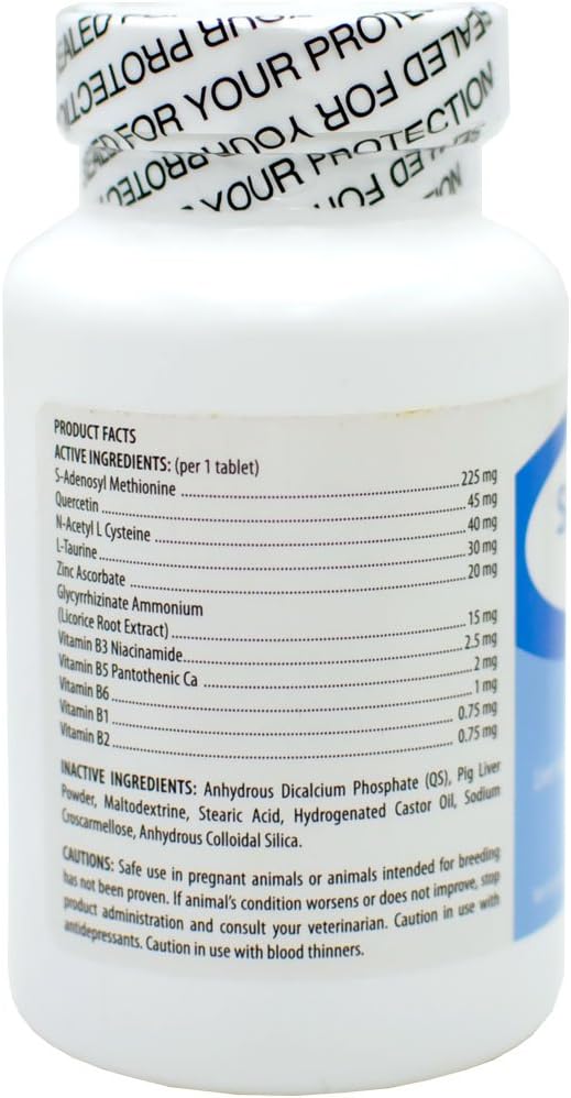 SAMeLQ (S-Adenosyl) Chewable Tablets for Dogs and Cats, 225 mg, 30 Count - görsel 2