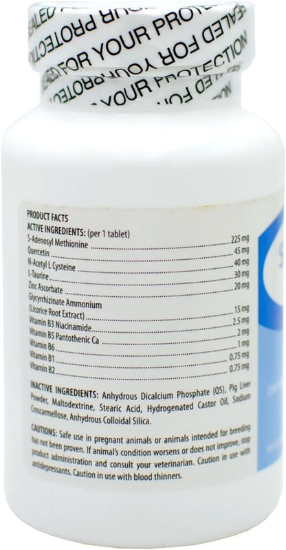 SAMeLQ (S-Adenosyl) Chewable Tablets for Dogs and Cats, 225 mg, 30 Count