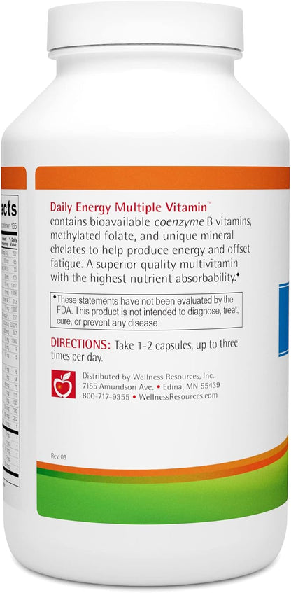 Wellness Resources Daily Energy Multivitamin - 270 Capsules