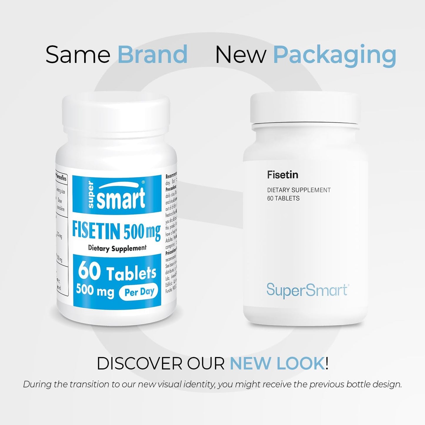Supersmart Fisetin 500mg per Day – 98% Pure – 60 Tablets - görsel 2
