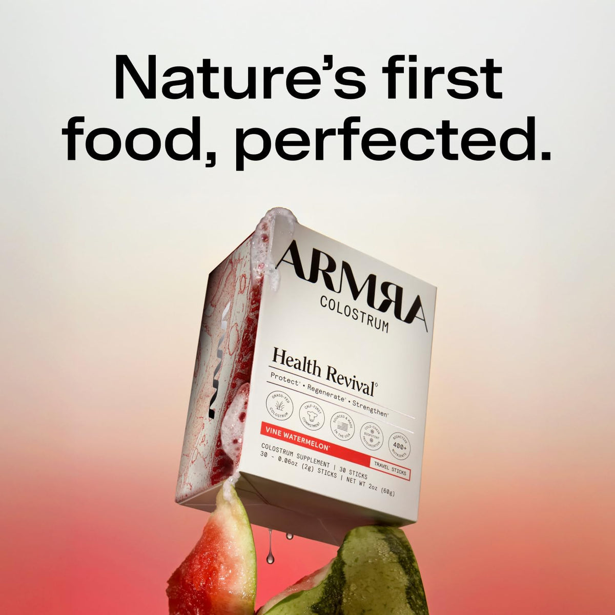 ARMRA Colostrum Powder – Vine Watermelon (30 Servings) - görsel 5
