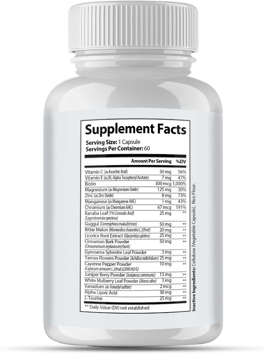 Diabacore New Advanced Formula Supplement - 2 Packs, 60 Day Supply - görsel 3