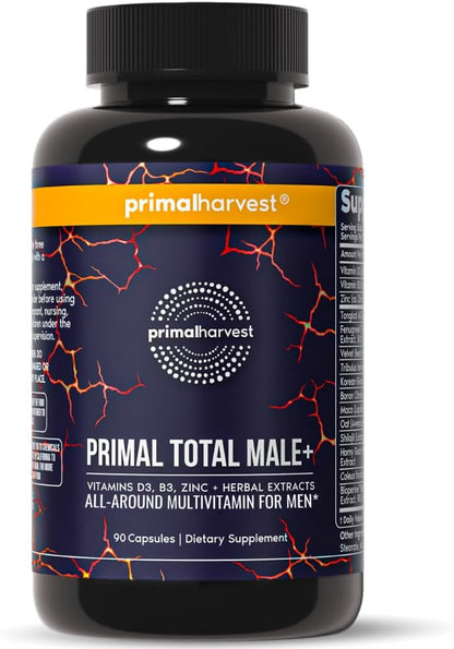Primal Harvest Total Male+ - Daily Supplement for Men
