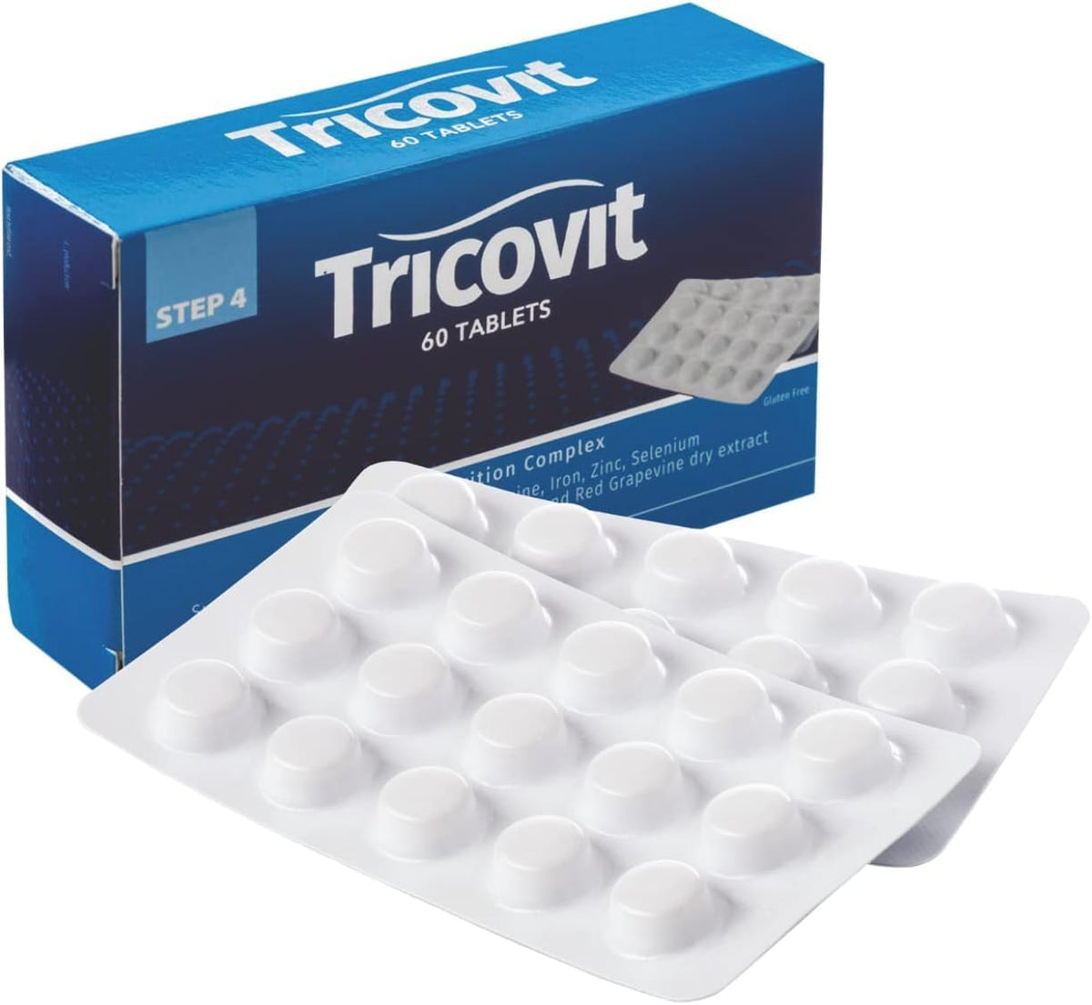 Tricovit Hair & Nail Supplement: Amino Acids, Minerals & Antioxidants - 60 Tablets - görsel 1