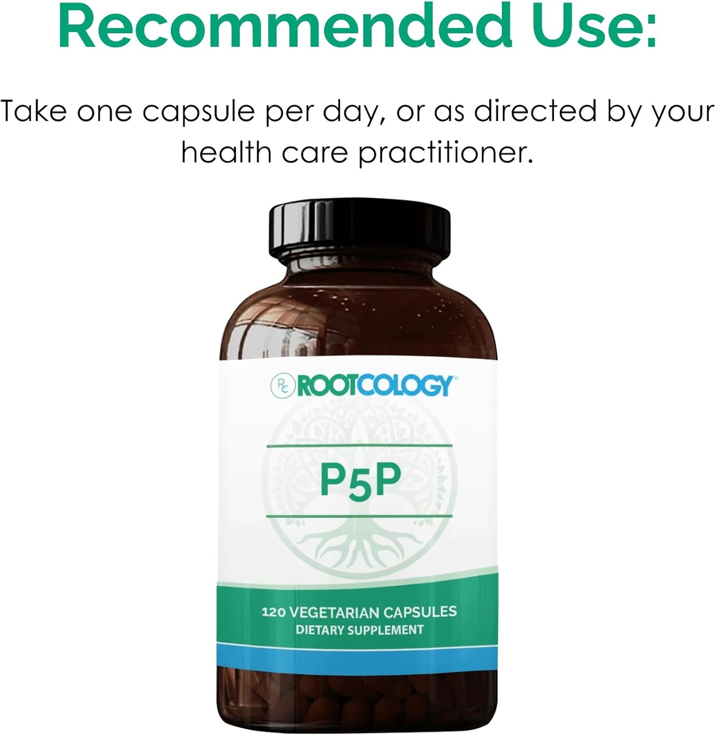 Rootcology by Dr Izabella Wentz | P5P | Active Vitamin B6 to Support Balanced Mood and Healthy Response to Stress | 120 Vegetarian Capsules - görsel 6