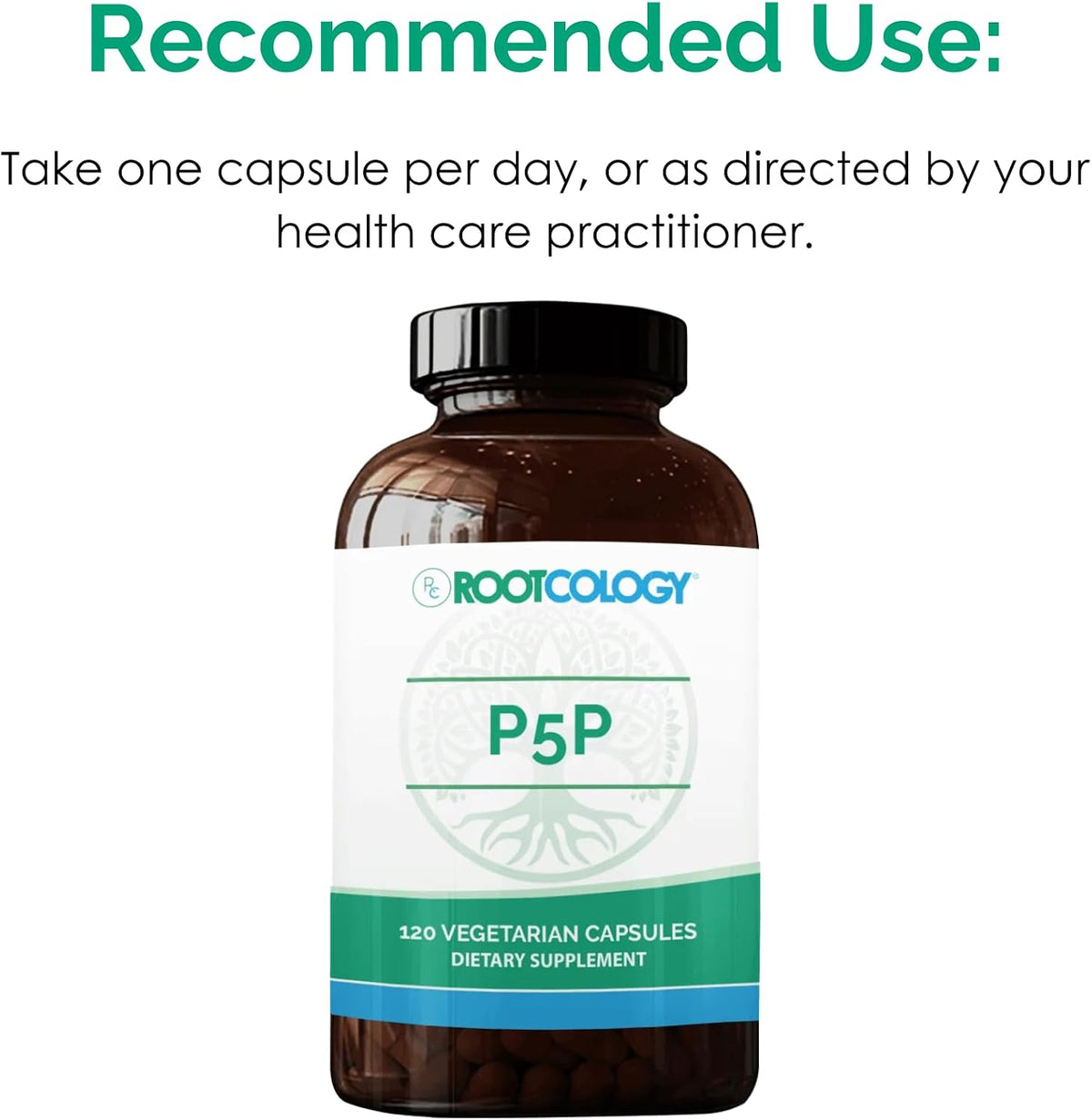 Rootcology by Dr Izabella Wentz | P5P | Active Vitamin B6 to Support Balanced Mood and Healthy Response to Stress | 120 Vegetarian Capsules - görsel 6