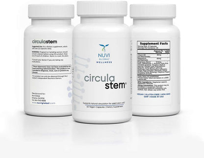 CIRCULA STEM - Stem Cell Nutrition Supplement by NuVi Global, 60 Capsules