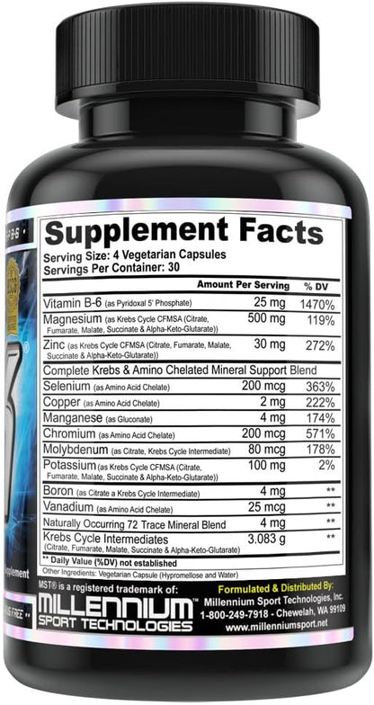 MST ZMK (Zinc & Magnesium as Krebs Chelates) – 120 Vegetarian Capsules