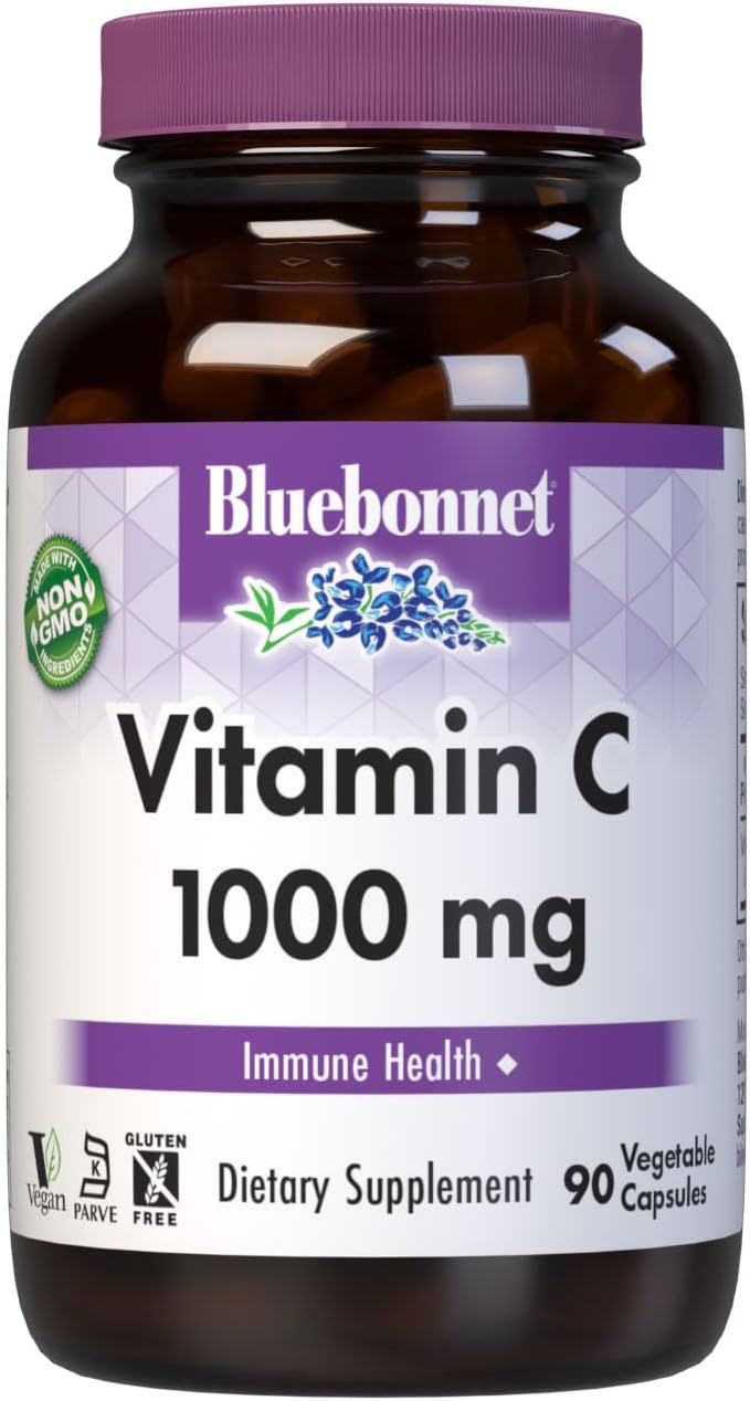 Bluebonnet Nutrition Vitamin C 1000 mg Vegetable Capsules - görsel 1