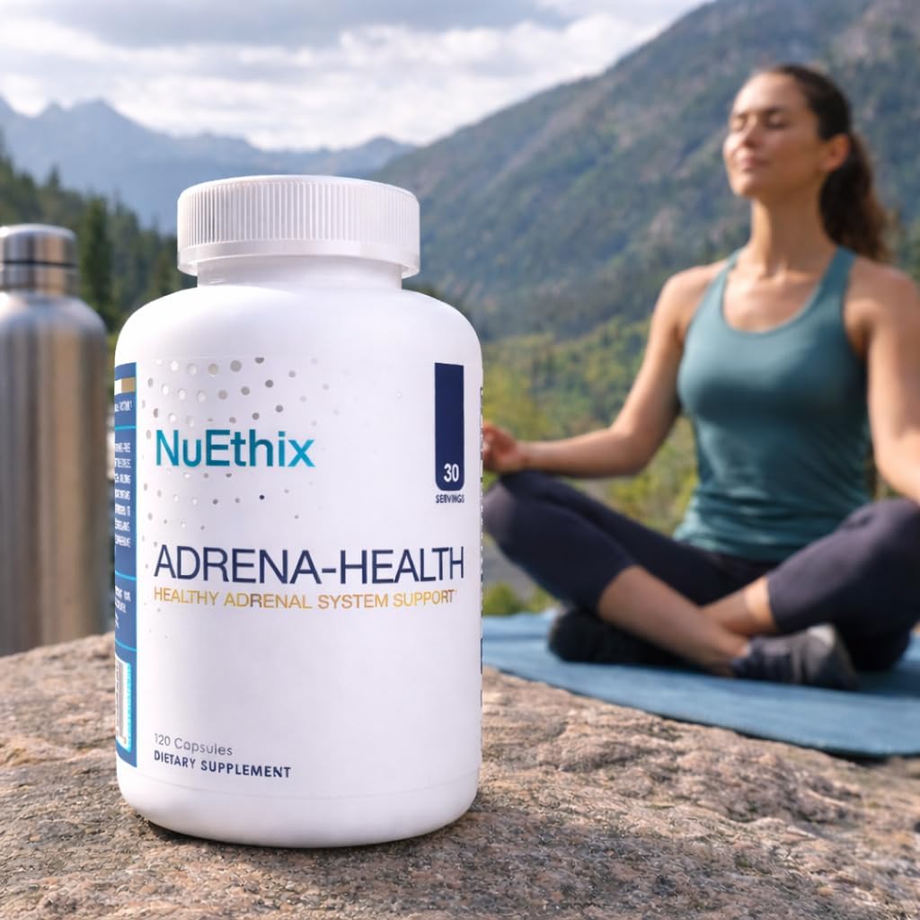 NuEthix Formulations Adrena-Health – Adrenal Support Supplement (120 Capsules) - görsel 4