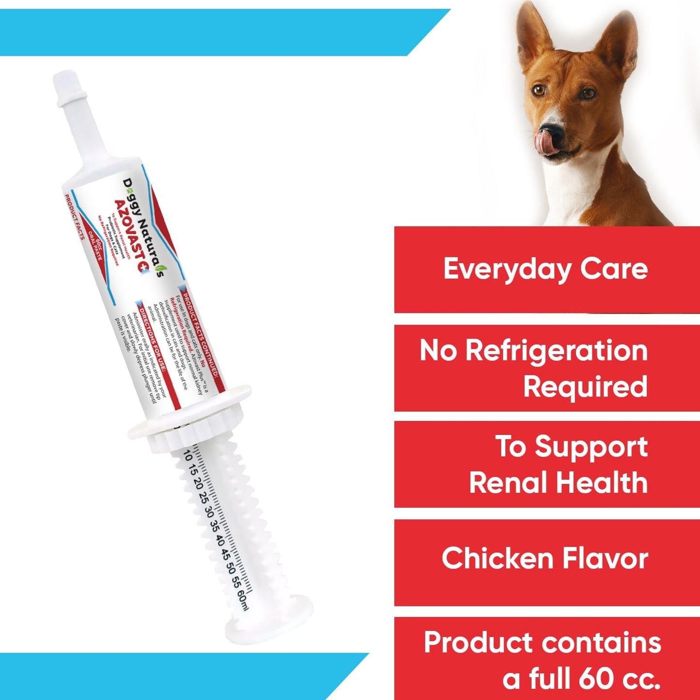 Azovast Plus Kidney Health Supplement for Dogs and Cats - Oral Paste (60 cc) - görsel 5