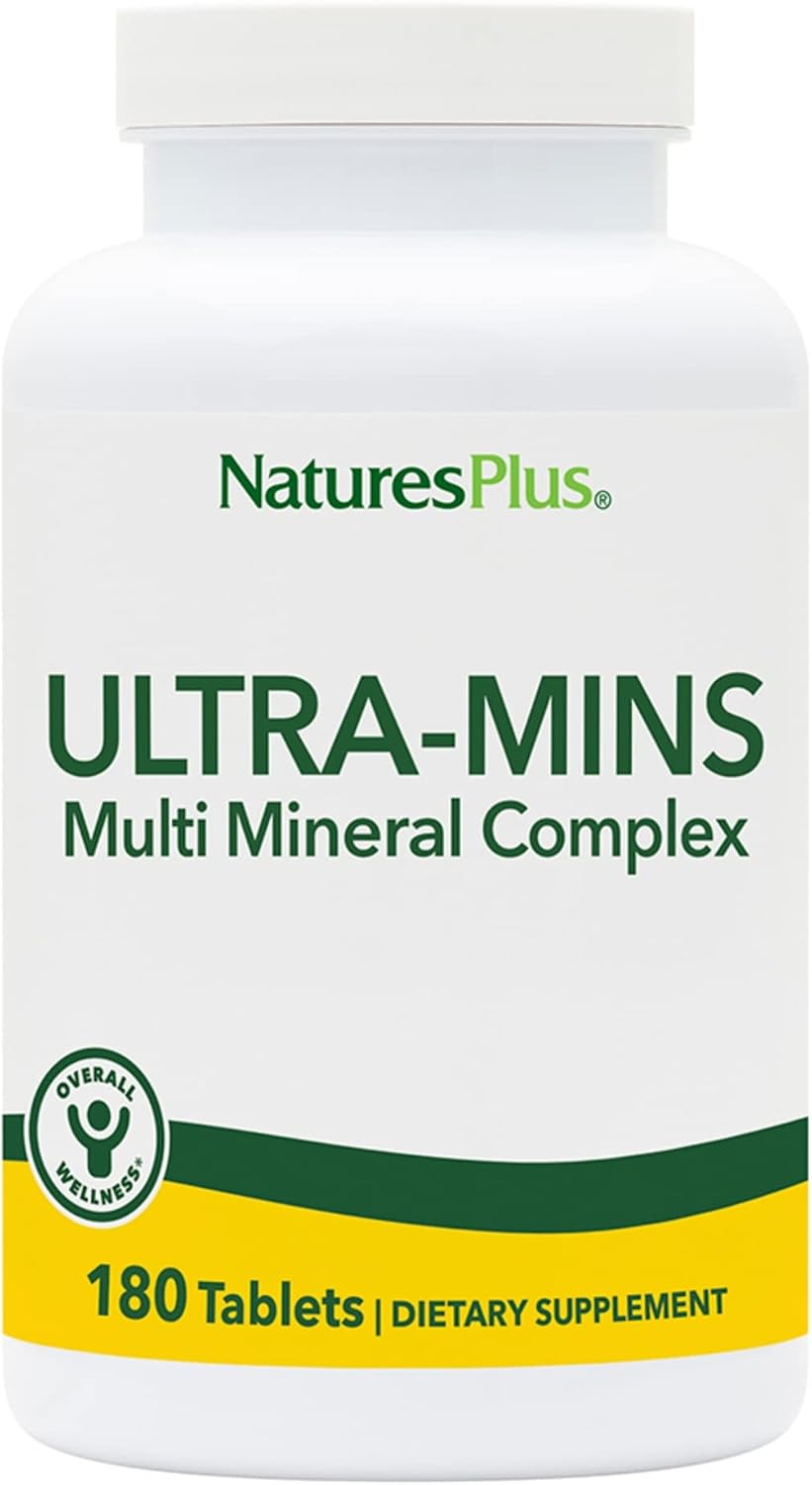 NaturesPlus Ultra-Mins Multi-Mineral Complex - 180 Tablets (Pack of 2) - görsel 7