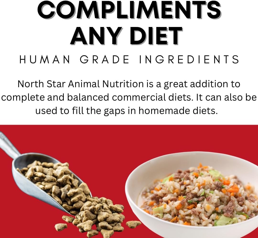 North Star Animal Nutrition Canine Multivitamin Supplement All-in-One - 227 g Powder for Dogs with Minerals, Vitamins, Prebiotics and Probiotics - görsel 7