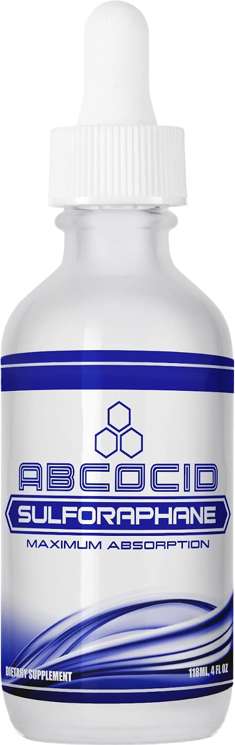 ABCOCID Activated and Stabilised Sulforaphane - 490 mg Liquid Supplement - 120 ml (240 Servings) - görsel 1