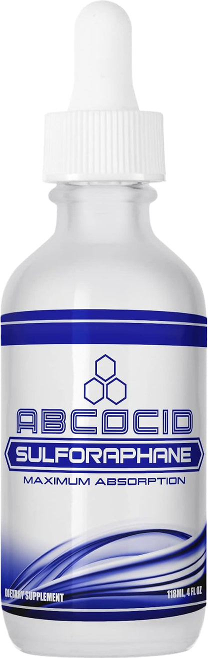 ABCOCID Activated and Stabilised Sulforaphane - 490 mg Liquid Supplement - 120 ml (240 Servings)
