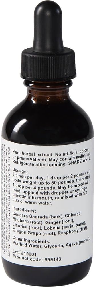 Only Natural Pet Laxa-Herb Herbal Formula 60 ml - görsel 5