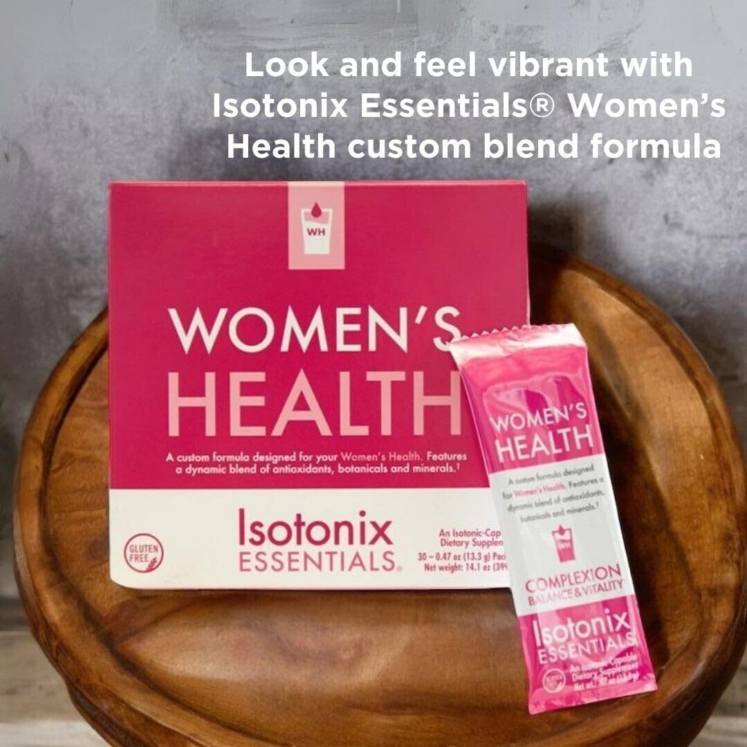 Isotonix Essentials Women's Health Multivitamin Powder – B Vitamins, Iron & Pycnogenol, Isotonic Packets, 30 Servings - görsel 4