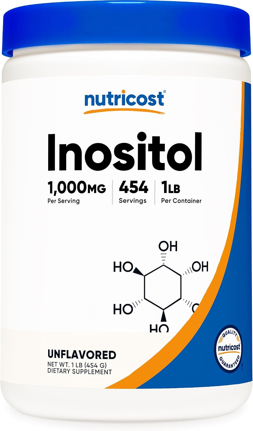 Nutricost Inositol Powder - 1LB (454g) - Gluten-free, Non-GMO - görsel 1