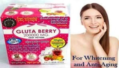 Gluta Berry Glutathione and Collagen Drink Mix, 10 Sachets