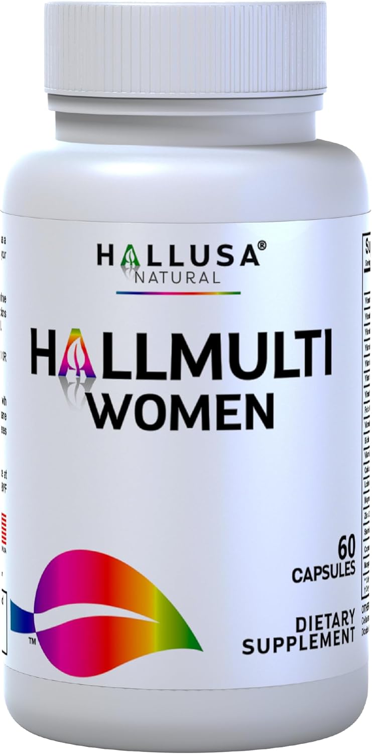 HallMultiWomen – Multivitamin for Women with Biotin, Zinc, Magnesium & B-Complex | 60 Capsules - görsel 1