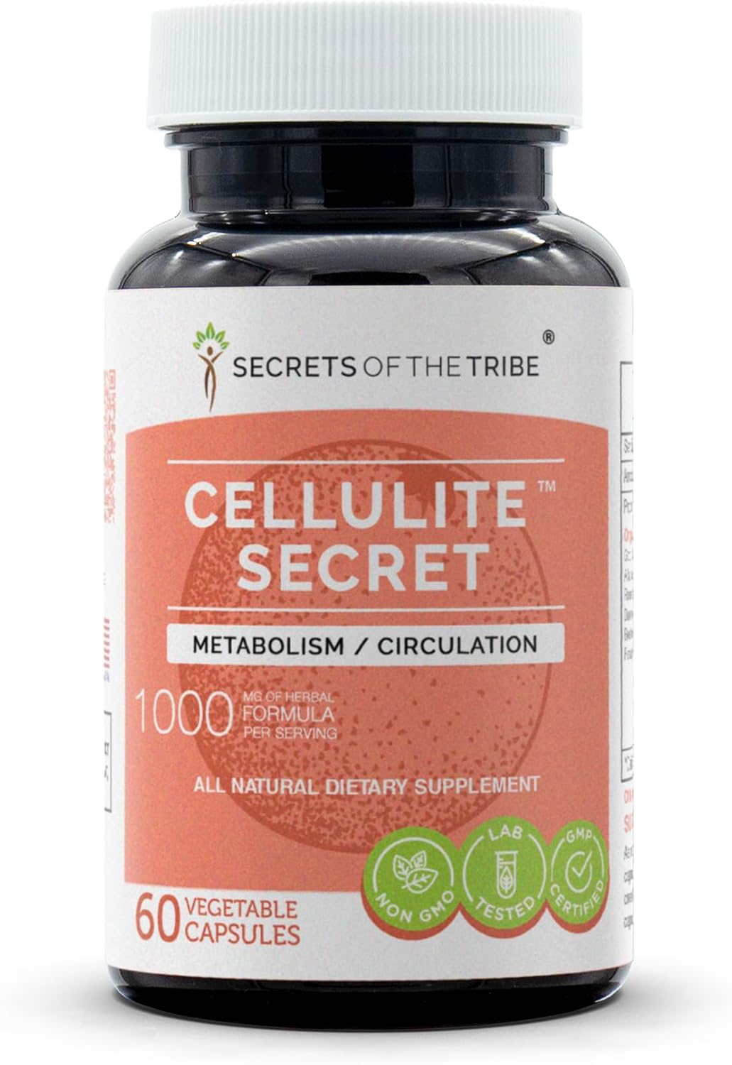 Secrets of the Tribe Cellulite Secret, 60 Capsules - Herbal Supplement - görsel 1