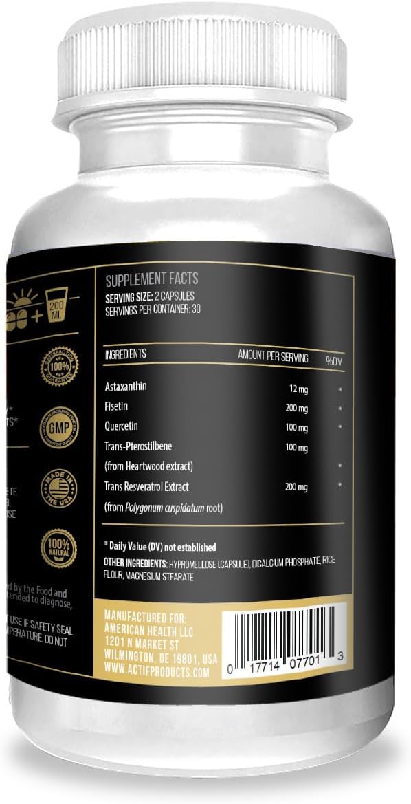 Actif Sirtuin Mega Support with 5 Advanced Factors - görsel 3