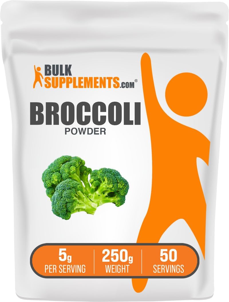 BulkSupplements Broccoli Powder – 250g, Vegan & Gluten-free - görsel 1