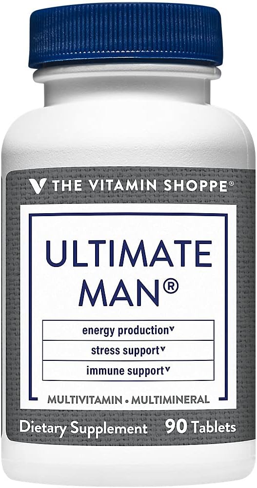 Ultimate Man Multivitamin - High Potency Daily Multi with Energy Blend, Complete Nutrition for Men (90 Tablets) - görsel 1