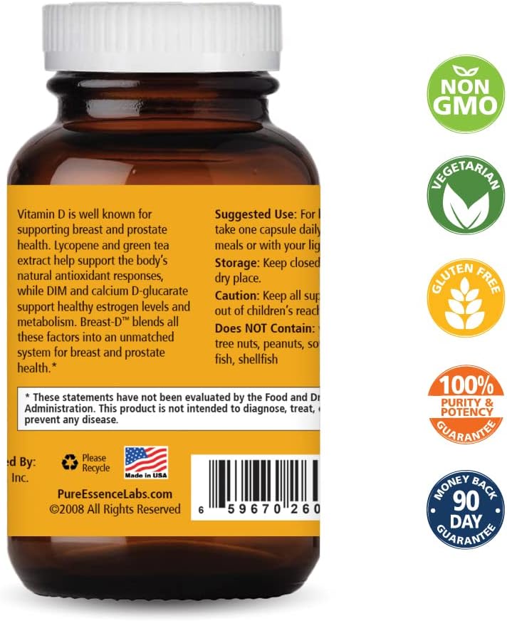Breast D - Natural Supplement for Oestrogen Balance, Hormonal Acne, and Menopause Support - görsel 2