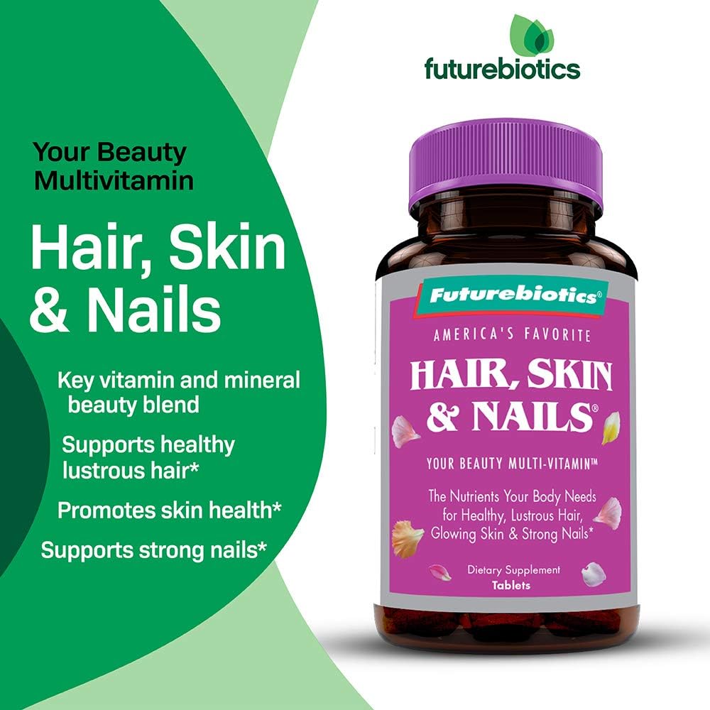 Futurebiotics Hair, Skin and Nails Beauty Multivitamin, 75 Tablets - görsel 3
