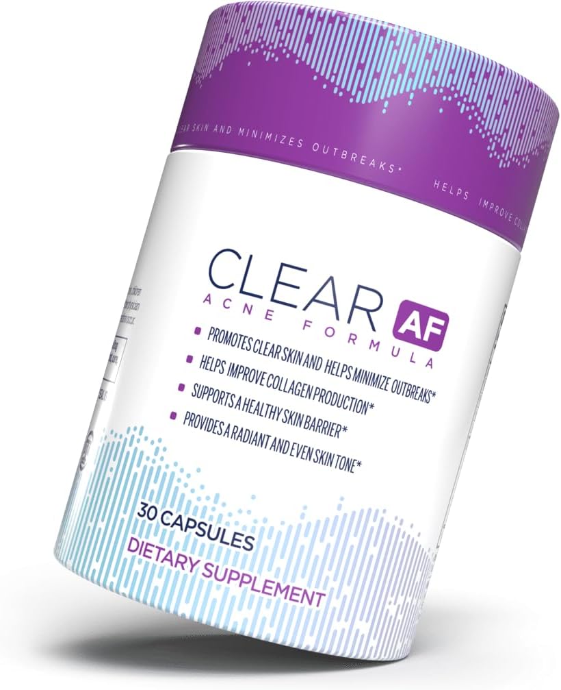 Clear Skin Supplement with Vegan Ceramides, Zinc, Vitamin D3, B6, Riboflavin & Thiamine | 30-Day Supply - görsel 8
