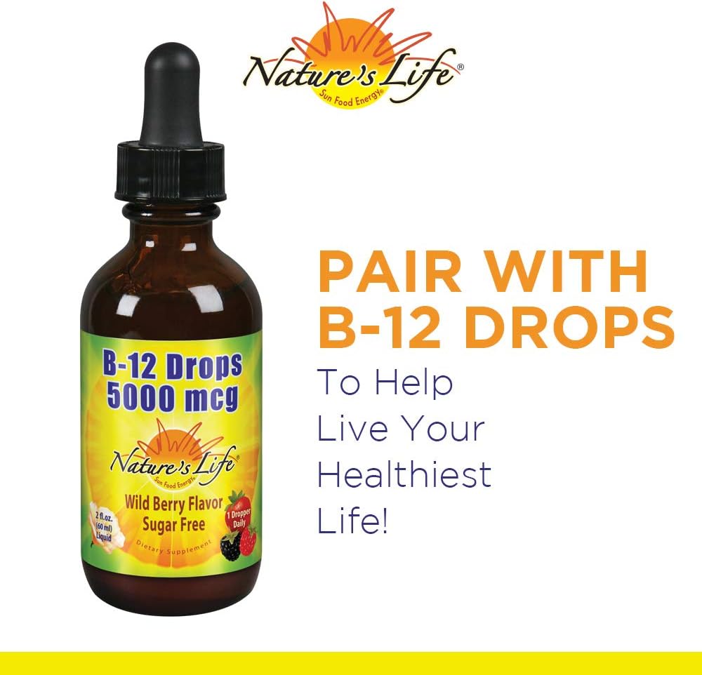 Nature's Life Drop of Sunshine Vitamin D3 Drops in Organic Extra Virgin Olive Oil & Coconut Oil 5000 IU | Supports Normal Bones & Immune System | 60 ml - görsel 5