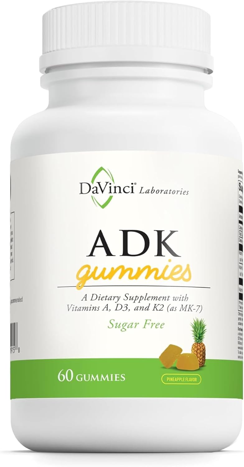 DAVINCI Labs ADK - Bone, Heart & Immune Support with Vitamins A, D3 & K2 (MK-7) - 60 Capsules - görsel 9