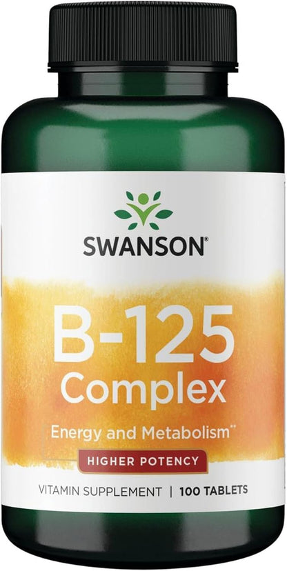 Swanson Vitamin B-125 Complex 250 Tablets