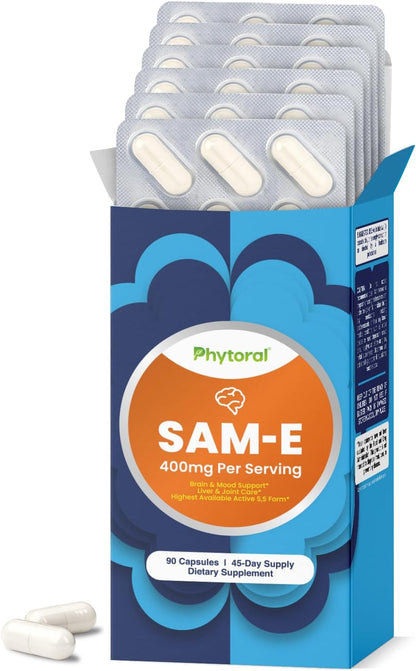 Pure SAM E Supplement 400mg – with Vitamin B12